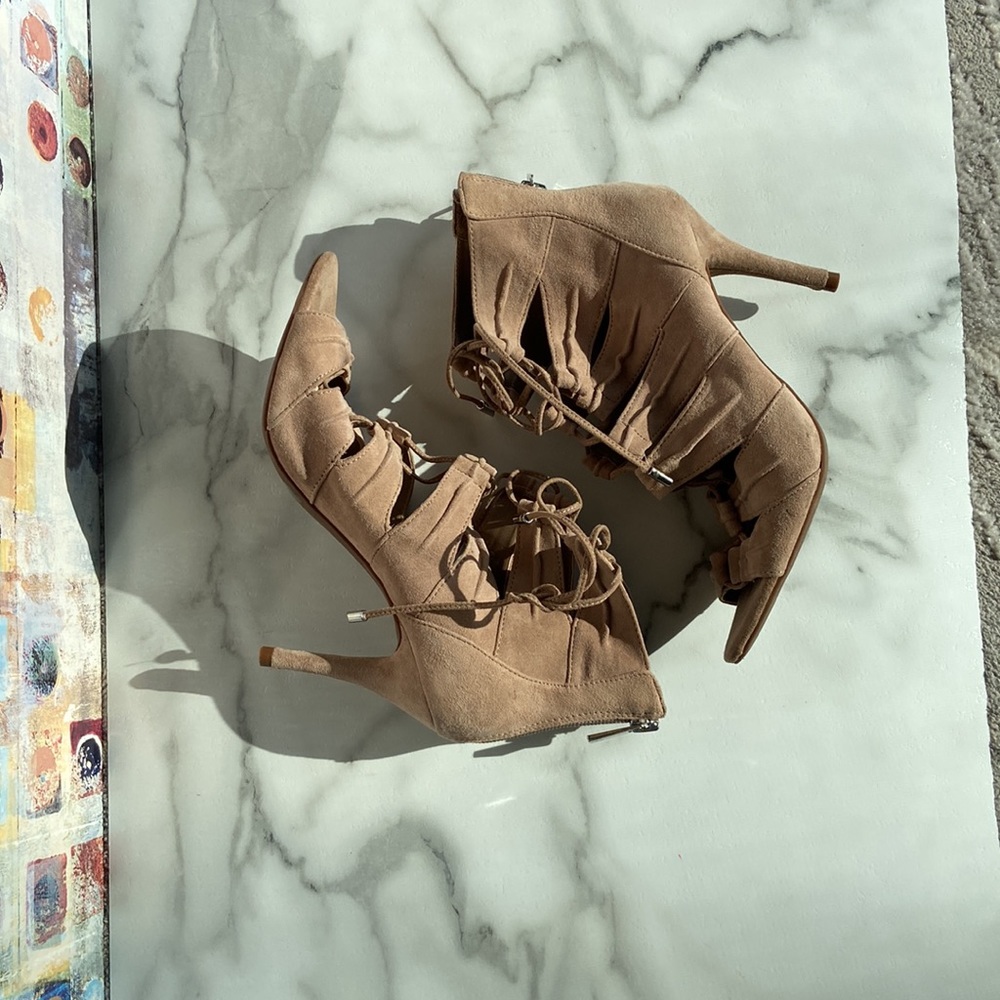 Jessica Simpson Lace Up Heels - Picture 2 of 7